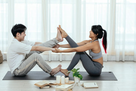 5 Yoga poses for 2 people