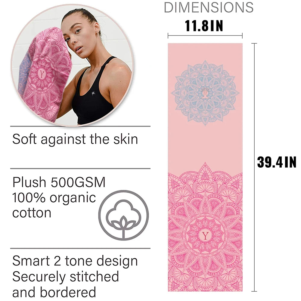 Yoga Print Yoga Blankets