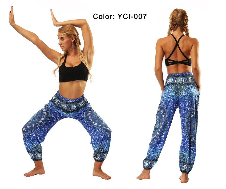 Casual Boho Yoga Pants