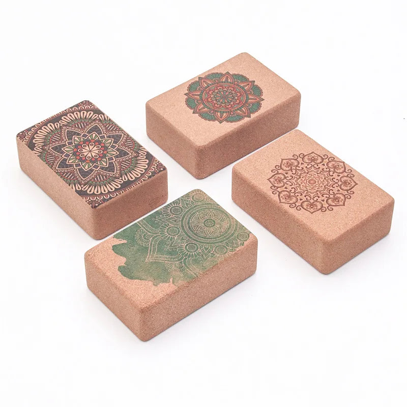 Mandala Cork Yoga Blocks