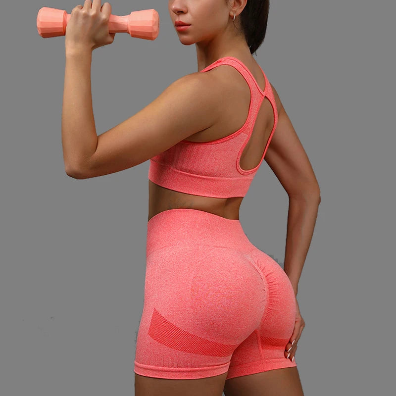 orange yoga set