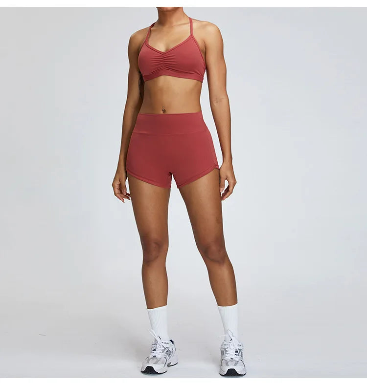 Scrunch Front Yoga Bra