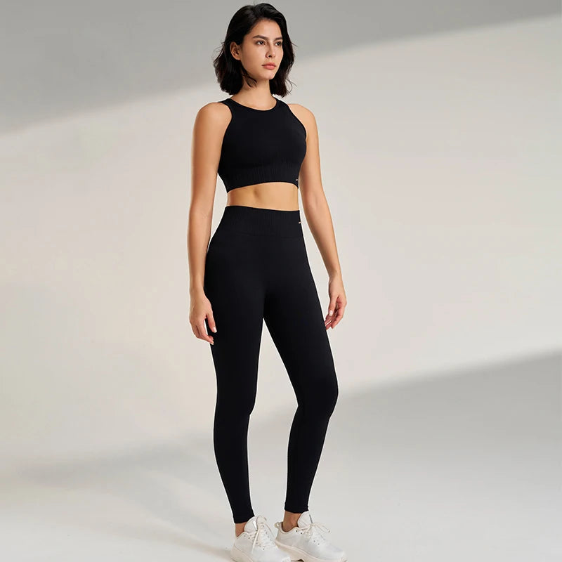 Crop Top Yoga Set