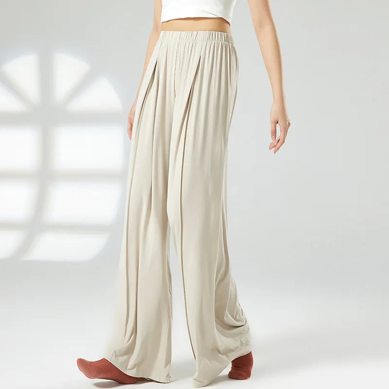 Wavy Wide Leg Yoga Pants