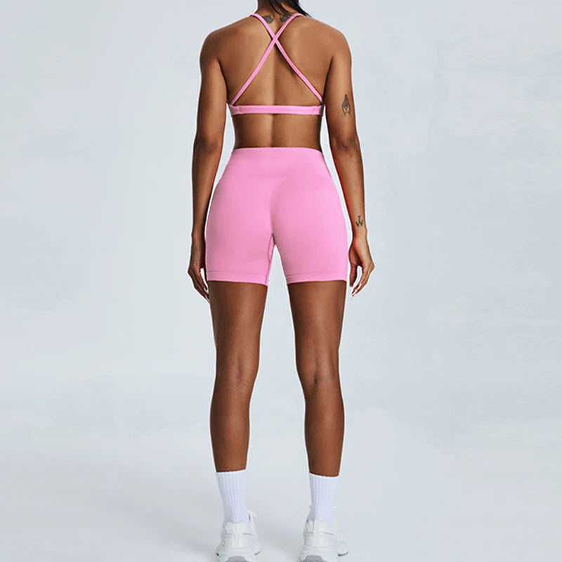 pink yoga set