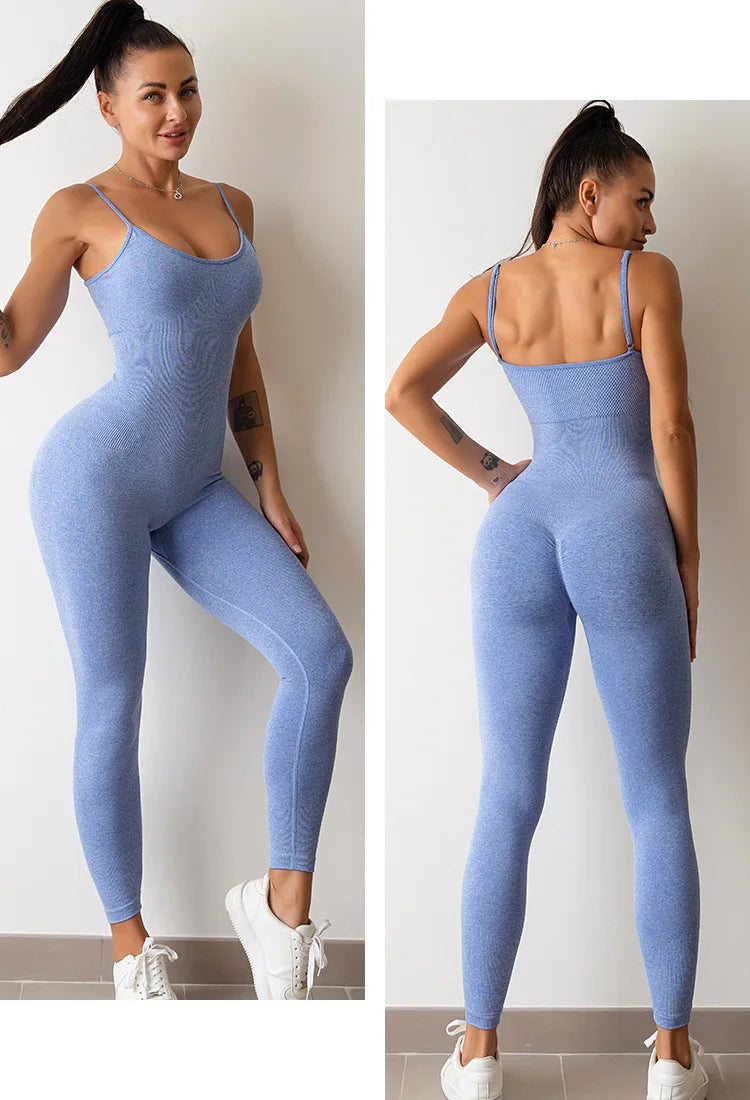 Spaghetti Strap Yoga Jumpsuit