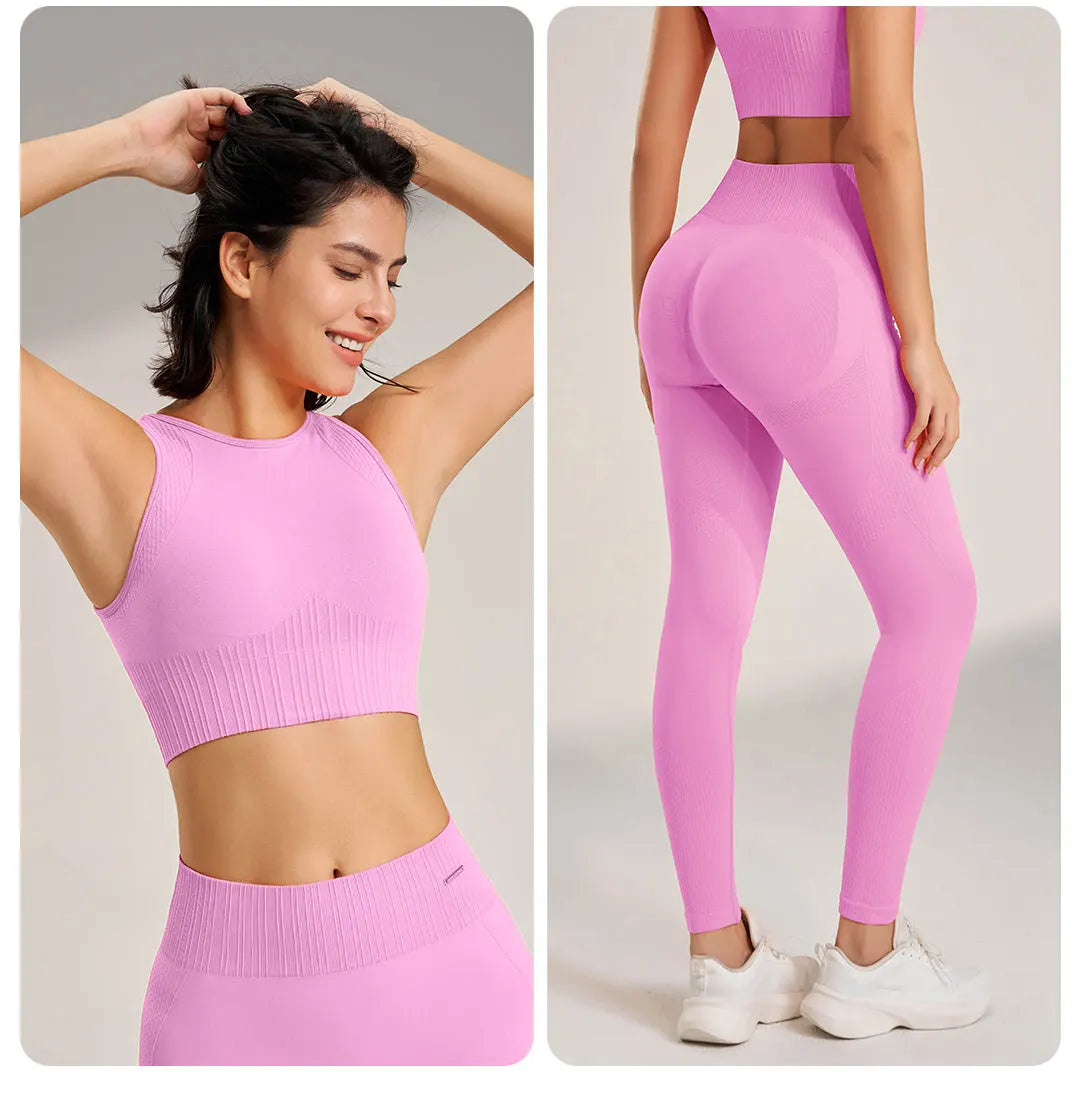 Crop Top Yoga Set