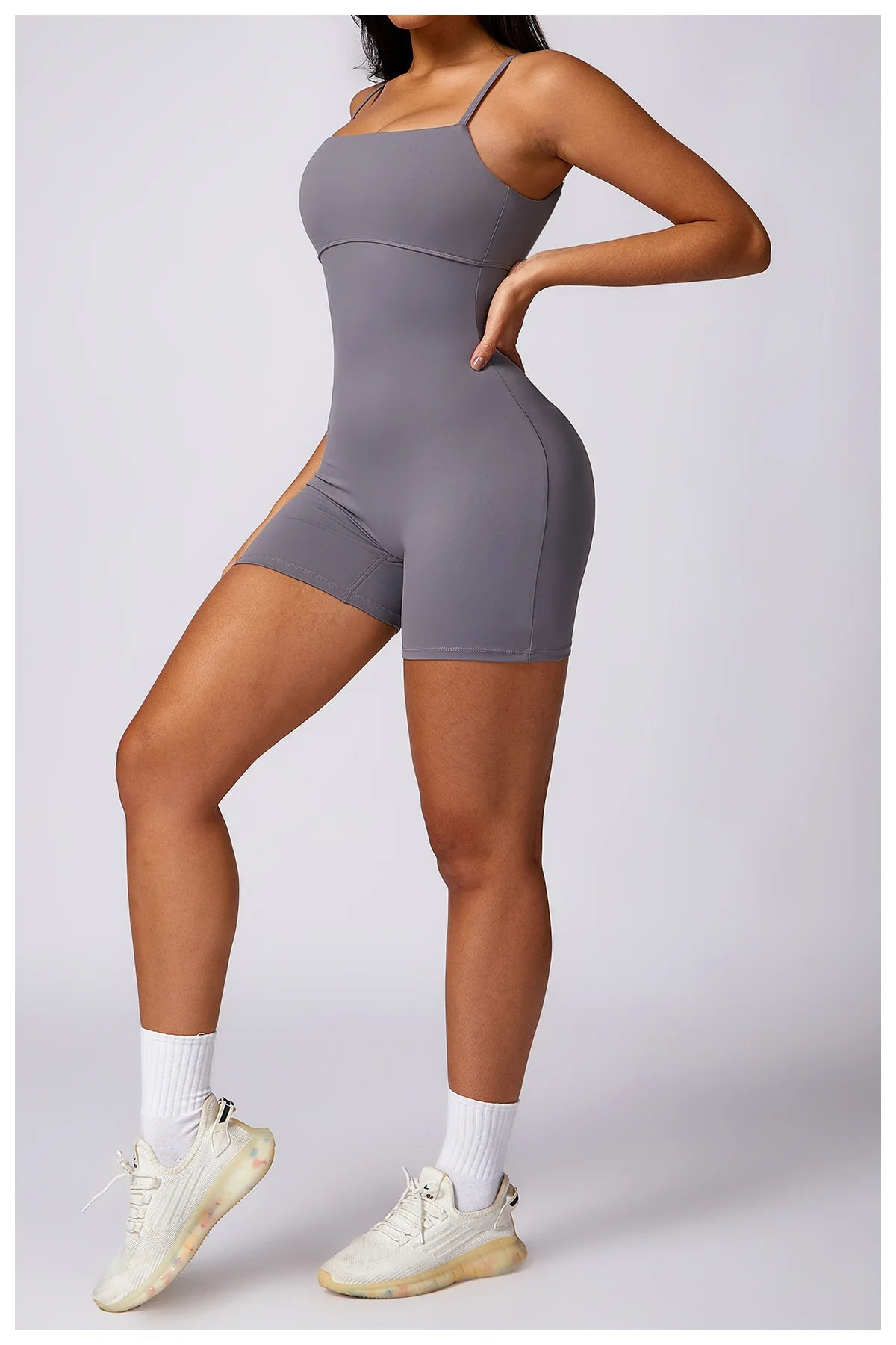 V Back Yoga Jumpsuit