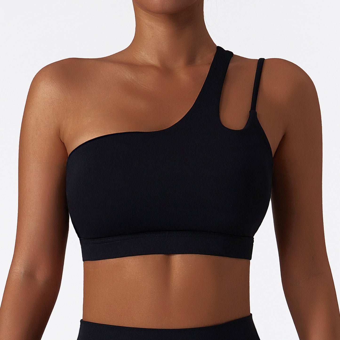 Double One Strap Yoga Bra