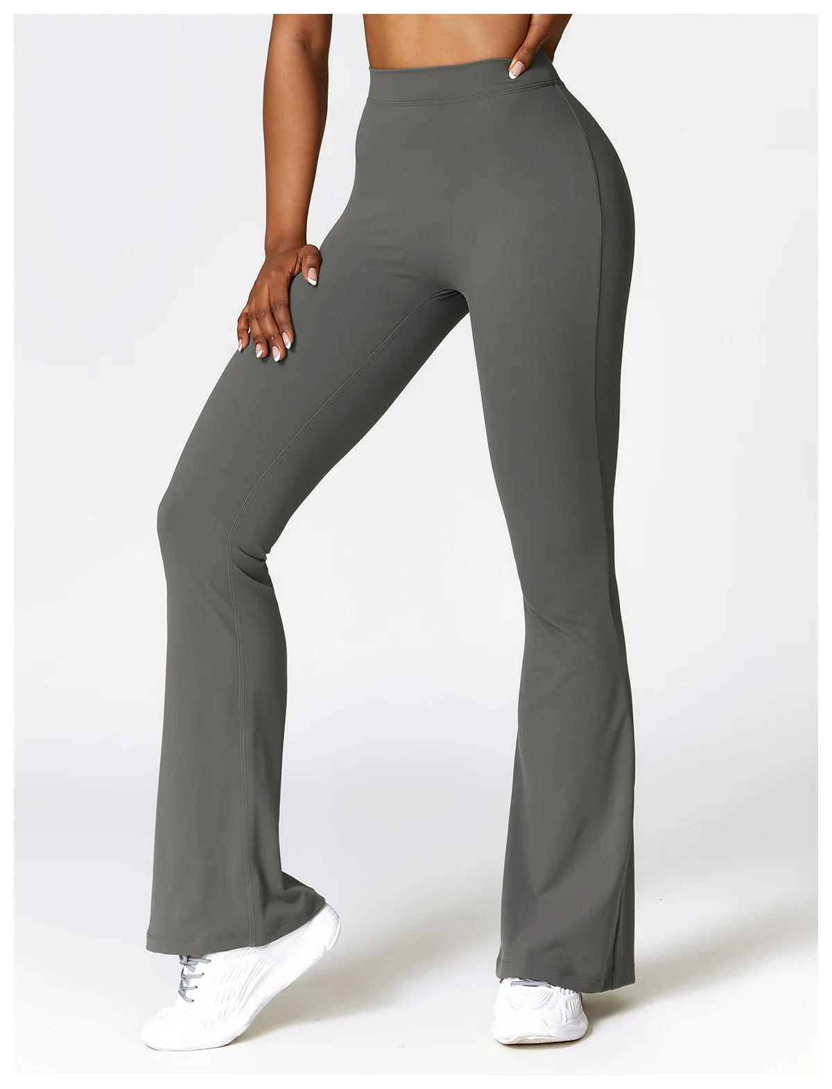 Dip Back Flared Yoga Leggings