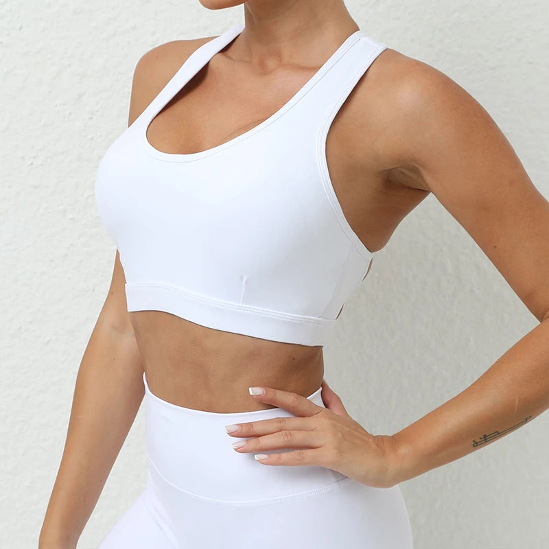 Pulled Straps Yoga Top