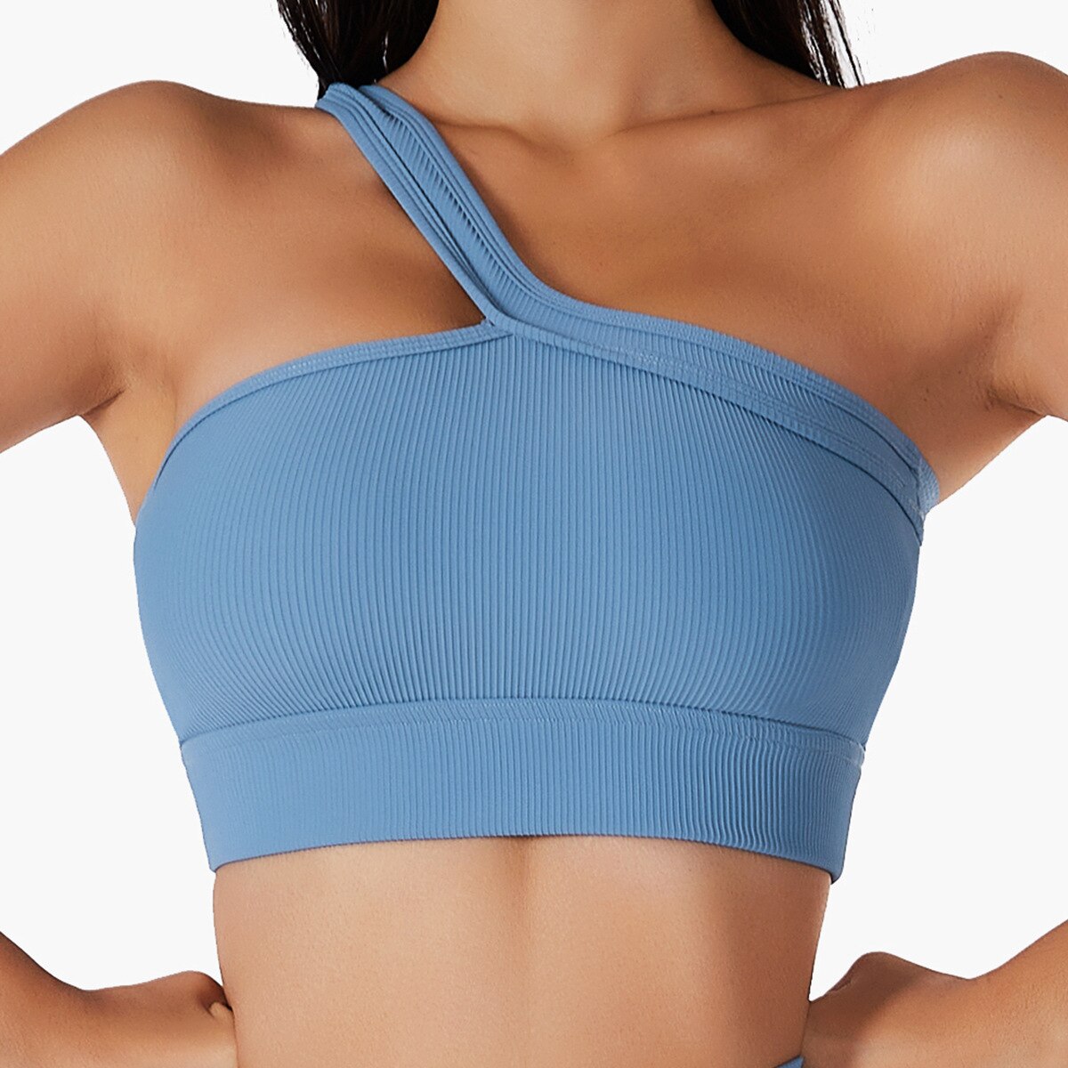 blue yoga wear