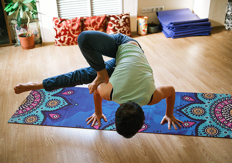 Microfiber Mandala Yoga Blanket