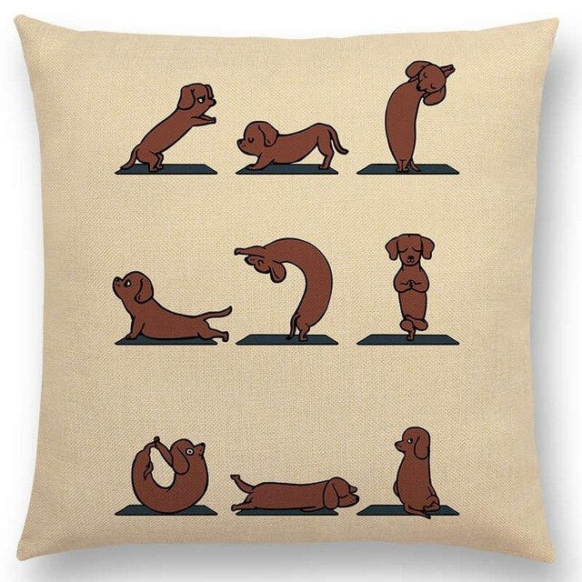 Yoga Animals Cushion Covers