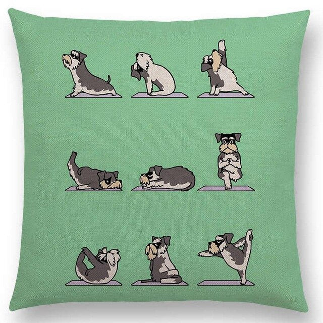 Yoga Animals Cushion Covers