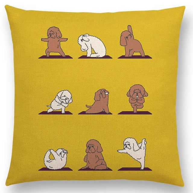 Yoga Animals Cushion Covers